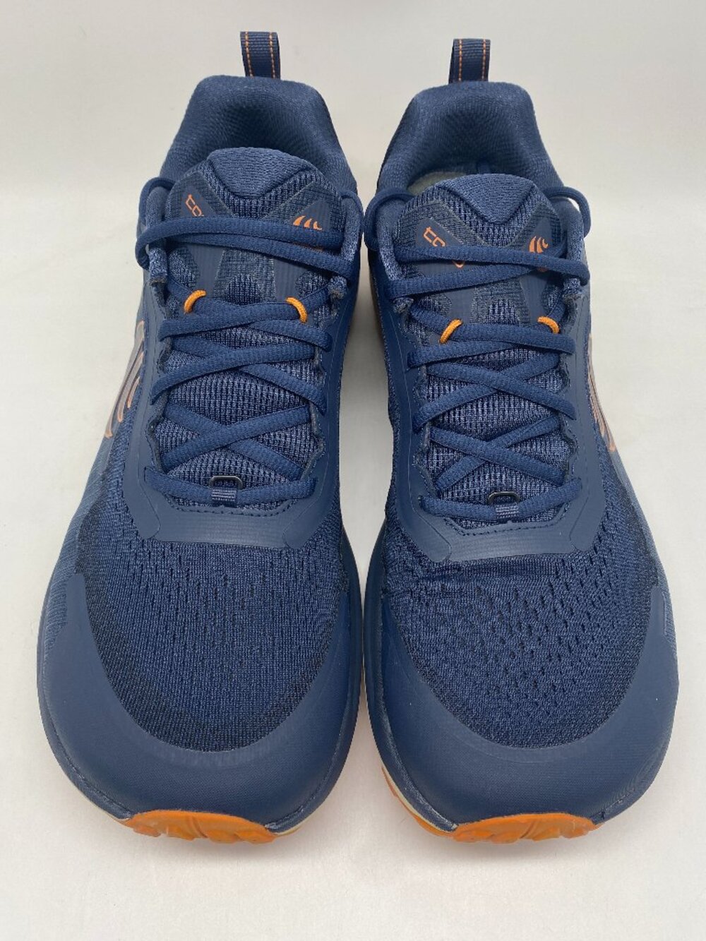 TOPO TERAVENTURE 5 RUNNING SHOES #M092 NAVY/ORANGE US MEN SIZE 12.5